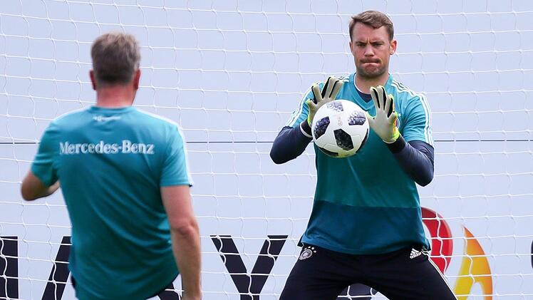 Am Dienstag trainierte der Bayern-Star im DFB-Camp in Südtirol über eine Stunde lang unter voller Belastung. Foto: Christian Charisius/dpa