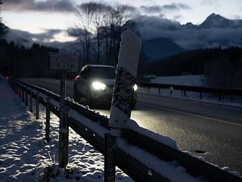 Glätte-Unfall im Kreis Ansbach