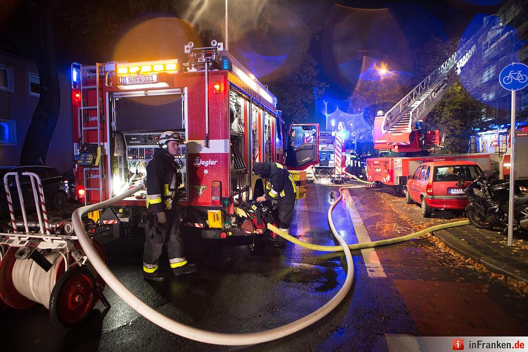 Mehrere Verletzte bei Wohnungsbrand in Nürnberg