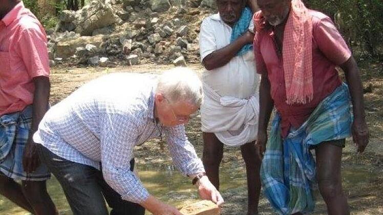 Der Bad Brückenauer bei seiner Missionsreise in Indien. Foto: Alfred Schäfer/Archiv