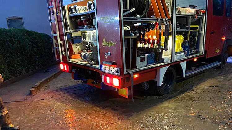 Hochwasser in Obertheres