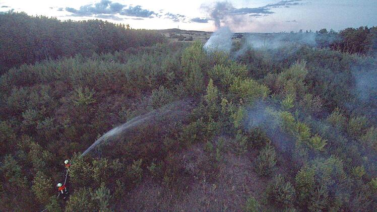 Landkreis Erlangen-Höchstadt: Hohe Waldbrandgefahr am Wochenende - Flüge untersuchen Wälder auf Gefahr