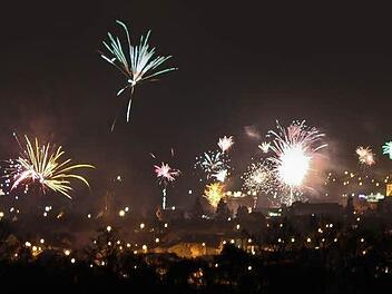 So sah das Feuerwerk vergangenes Jahr aus. Foto: Andreas Dorsch