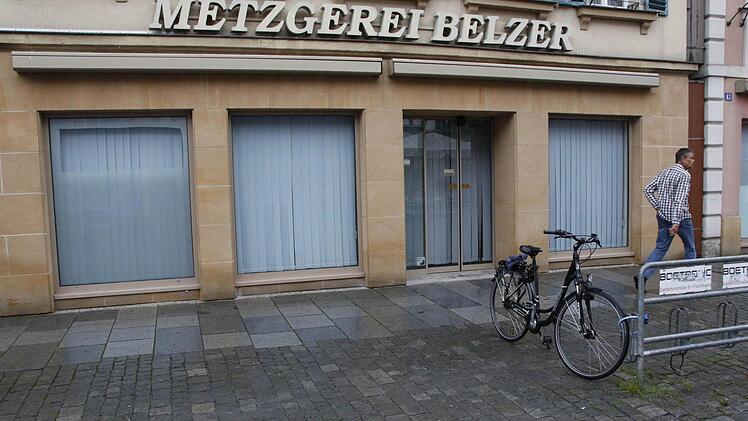 Geschlossen: die Metzgerei Belzer Foto: Josef Hofbauer
