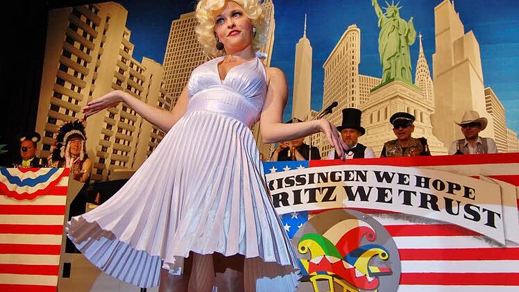 Marilyn Monroe (Steffi Wegmann) musste in Garitz übernachten.