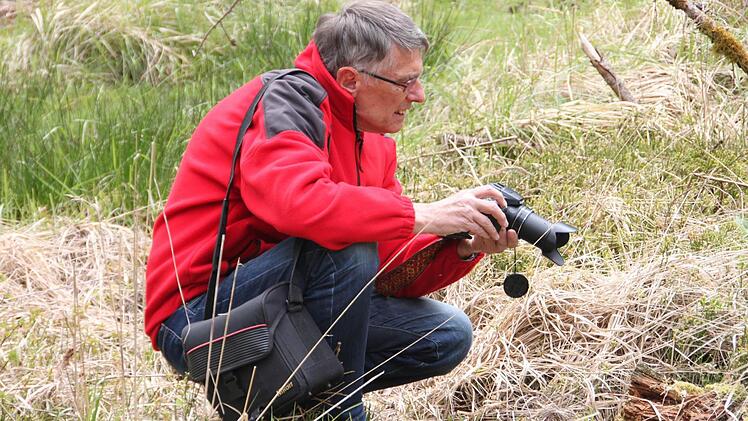 Dieter Fünfstück auf Spurensuche in der Kernzone. Foto: Paul Ziegler