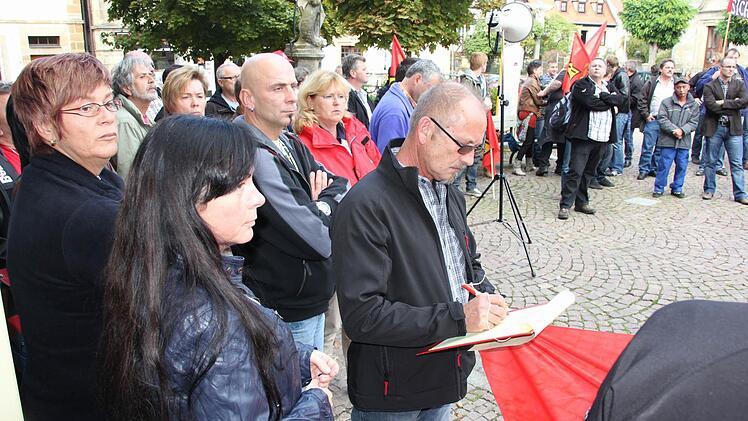 Unterschriftenlisten machten die Runde.