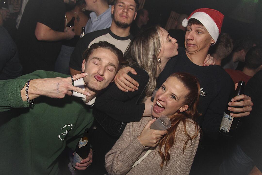 Partystimmung an Heiligabend