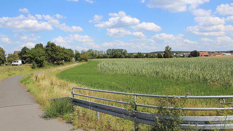 Gewerbe soll hier an der B 470 angesiedelt werden.  Foto: Andreas Dorsch