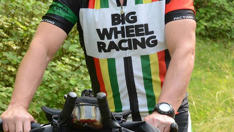 Wenn alles klappt, will Walter Lauter in zwölf Tagen am Ziel sein. Foto: Jürgen Schmitt