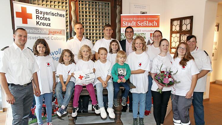 In Seßlach hat sich mit sechs Mädels eine Bereitschaftsjugend neu gegründet. Foto: Wolfgang Desombre