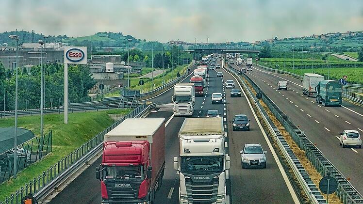 Immer was los auf den Autobahnen.