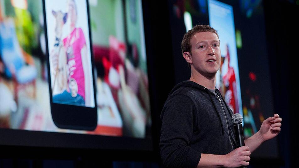 Mark Zuckerberg bei der Vorstellung der Plattform Facebook Home. Foto: Peter DaSilva