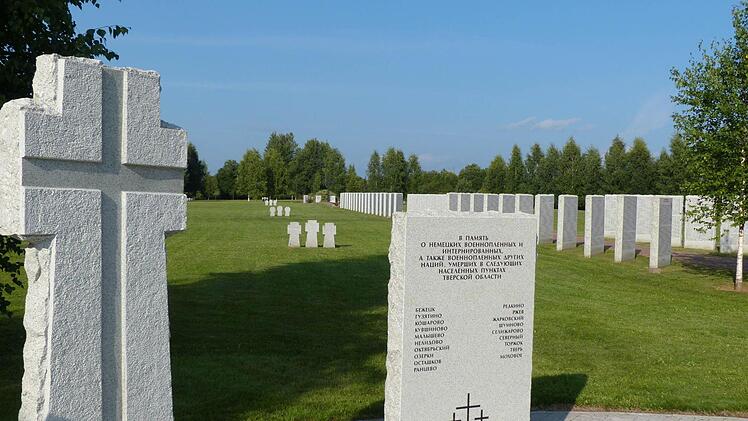 Der Soldatenfriedhof Rshew kann bis zu 40 000 Gefallene aufnehmen.