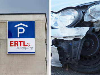 Bamberg: Auto kracht gegen Ertl-Parkhaus