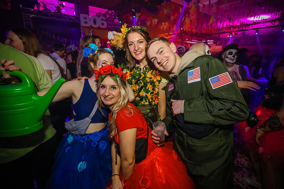 Beste Partystimmung in der Stadthalle