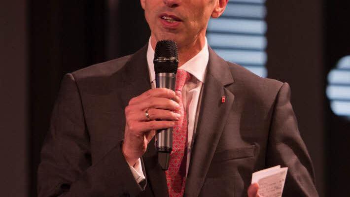 Walter Schweinsberg, Sprecher der Geschäftsführung der MGO, begrüßte die ZuhörerFoto: Barbara Herbst