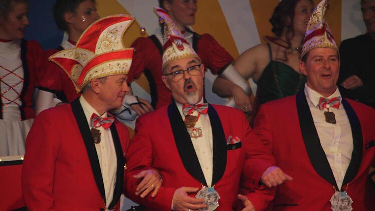 Die Elferräte in bester Laune. Foto: Veronika Schadeck