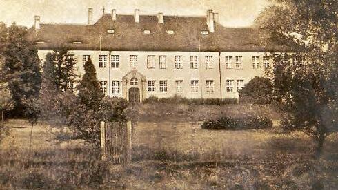 Das Krankenhaus kurz vor dem Zweiten Weltkrieg im Jahr 1938.