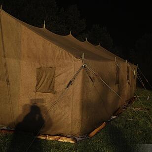 Gewittersturm ueber Zeltlager - 50 Kinder evakuiert