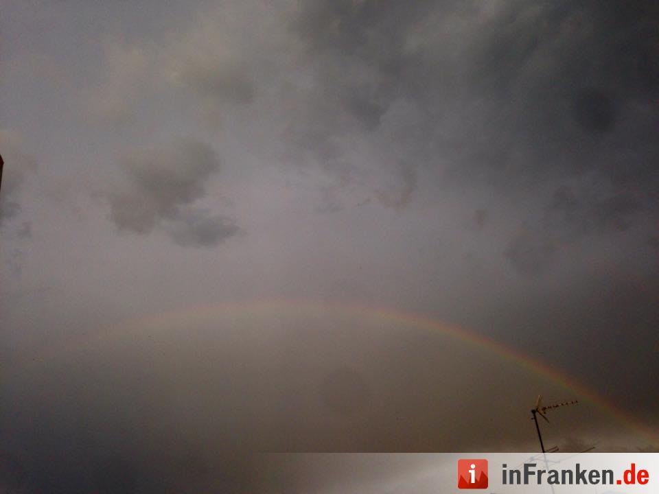 Gewitter in Franken am Mittwoch