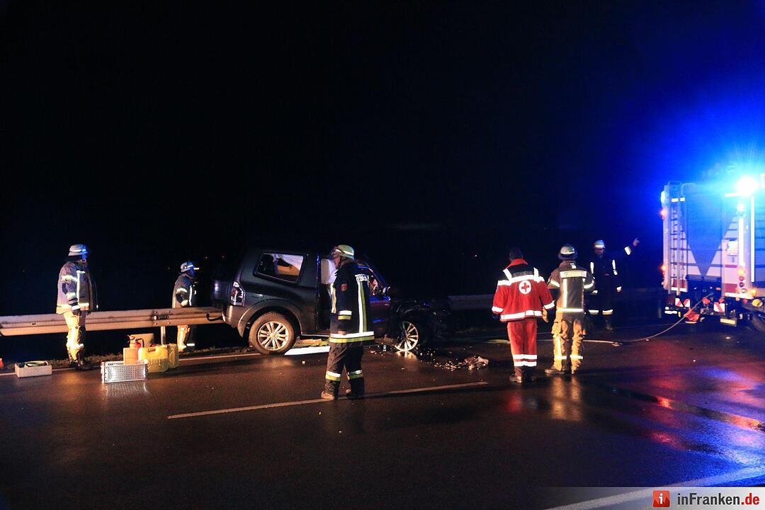 Unfall auf B26 bei Steinbach