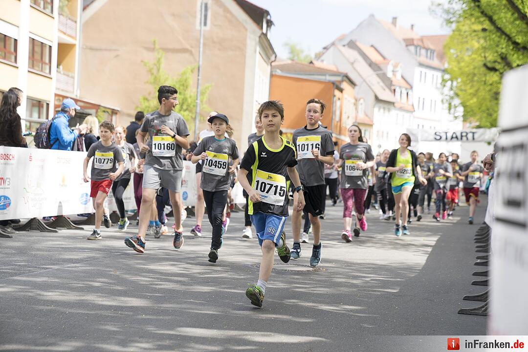 Weltkulturerbelauf 2017 in Bamberg: Der Stadtwerke Schüler-Lauf