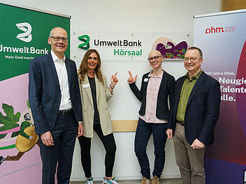 N&uuml;rnberg: Fakult&auml;t der Technischen Hochschule bekommt neuen H&ouml;rsaal - Dank Sponsoring der UmweltBank