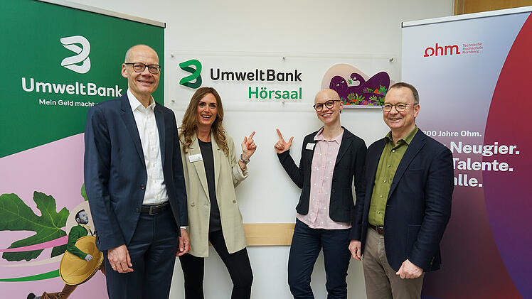 N&uuml;rnberg: Fakult&auml;t der Technischen Hochschule bekommt neuen H&ouml;rsaal - Dank Sponsoring der UmweltBank