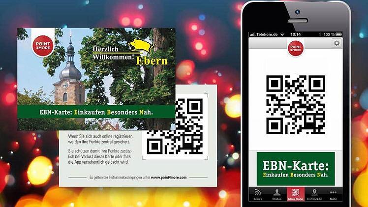 Kunden müssen jeweils nur den QR-Code ihrer Karte scannen lassen, um Punkte zu sammeln. Alternativ kann man auch die App auf dem Smartphone verwenden. Foto: Johanna Eckert