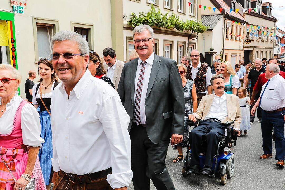 Weinfest-Eröffnung in Zeil am Main