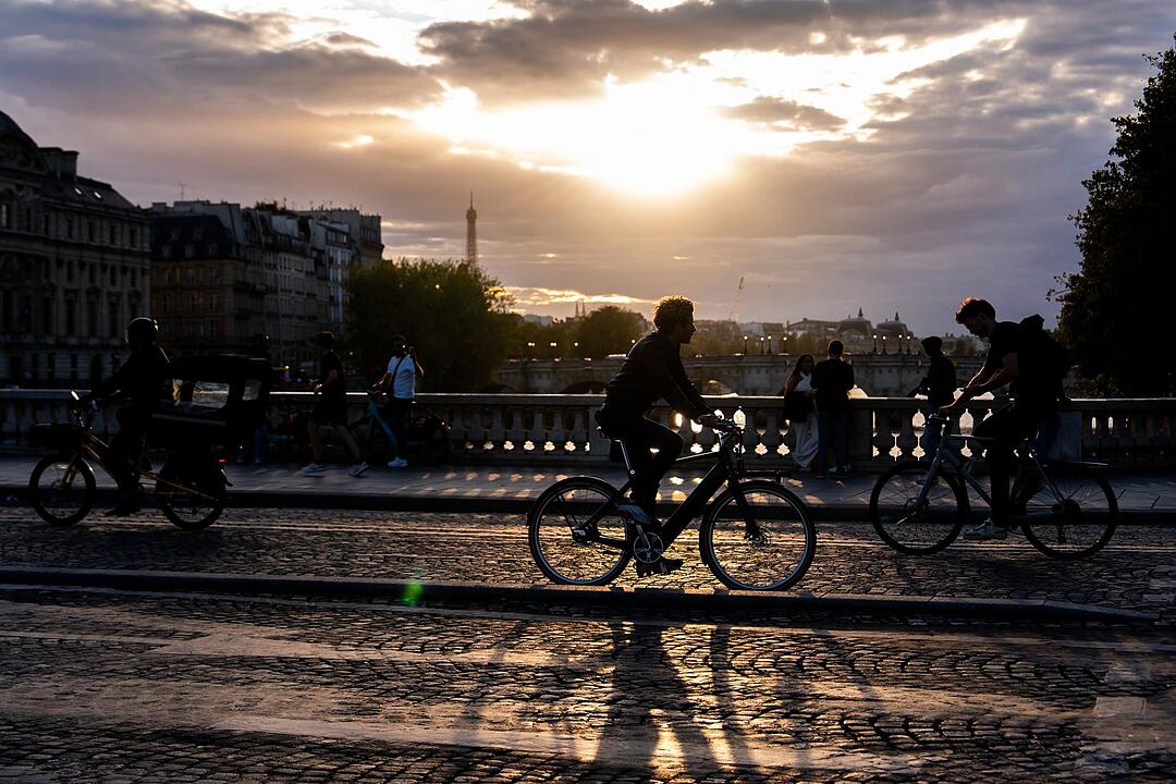 Sonnenuntergang in Paris