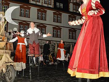 Die Stelzer aus Landsberg am Lech verzauberten Coburg. Foto: Ronald Rinklef