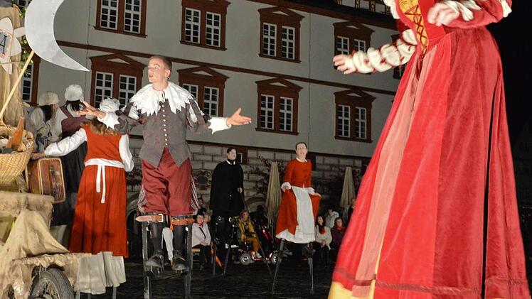 Die Stelzer aus Landsberg am Lech verzauberten Coburg. Foto: Ronald Rinklef