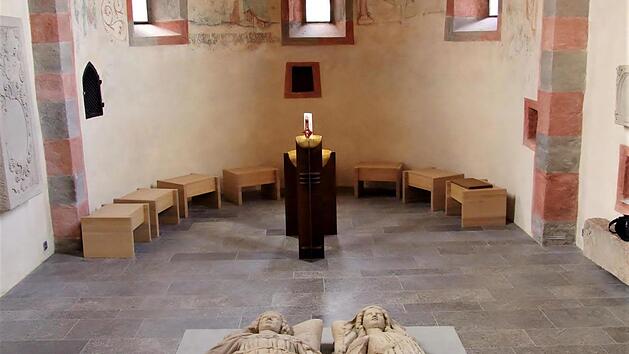 In der  Klosterkirche Frauenroth spielt die Capella Antiqua Bambergensis.  Walter Kuhn