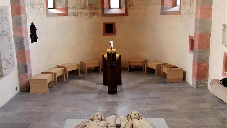 In der  Klosterkirche Frauenroth spielt die Capella Antiqua Bambergensis.  Walter Kuhn