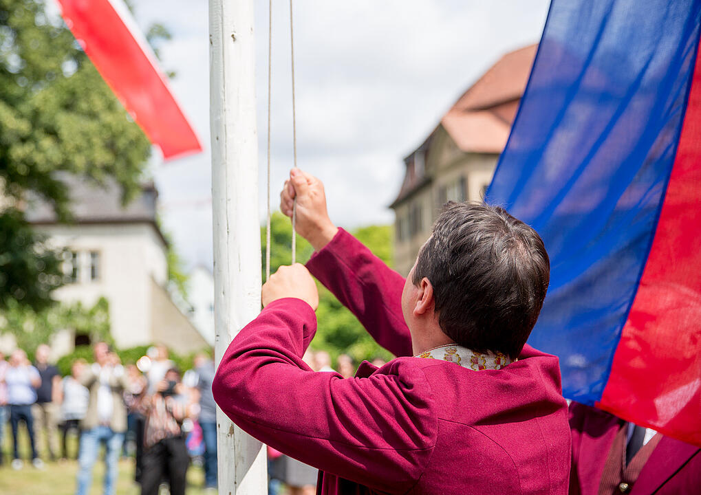 Heimf&uuml;hrung der Braut des F&uuml;rsten Castell-R&uuml;denhausen