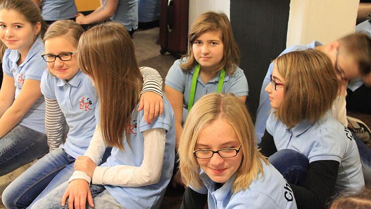 Die Chorklasse 6C  Foto: Helmut Will