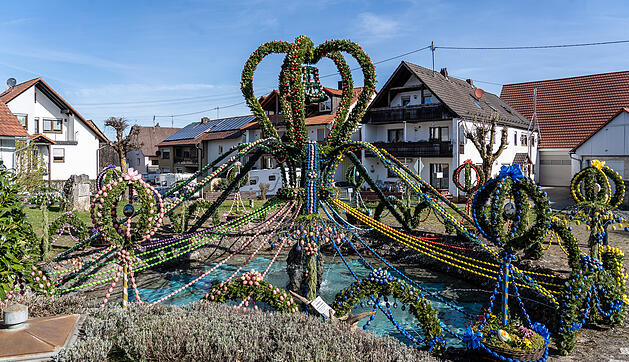 Der Brunnen ist ein Muss für jeden Osterbrunnen-Fan!