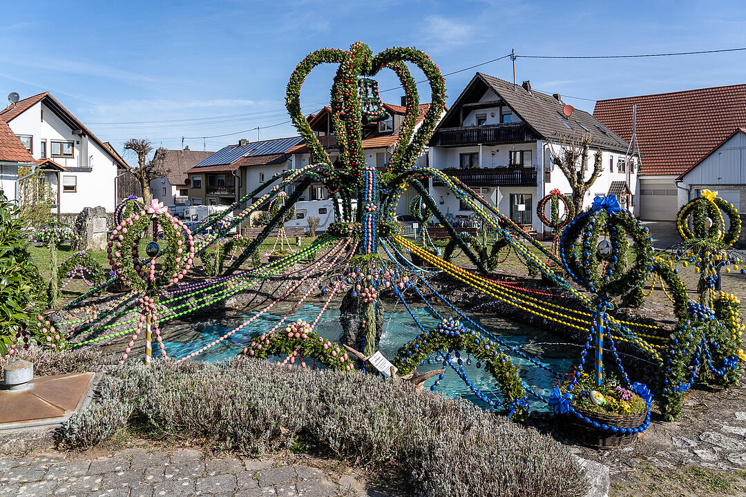 Der Brunnen ist ein Muss f&uuml;r jeden Osterbrunnen-Fan!
