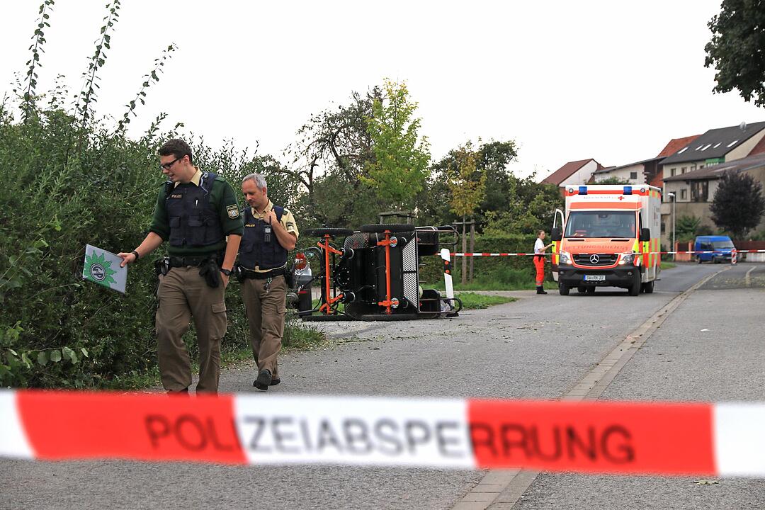 Landkreis Schweinfurt: Pferdekutsche kippt um