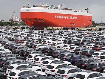Autoterminal der BLG Logistics Group in Bremerhaven