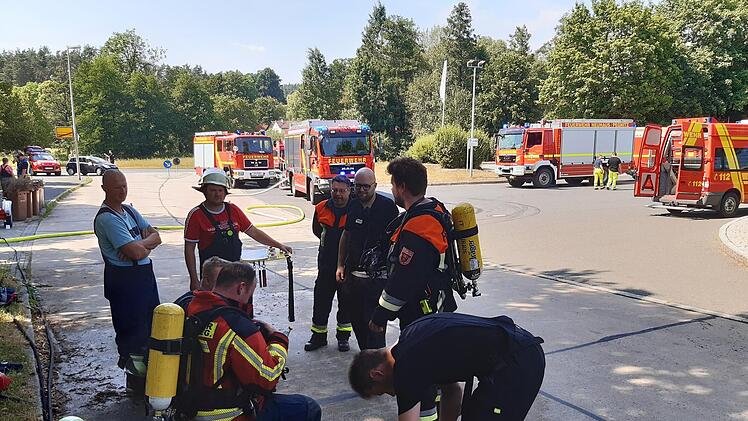 Gasaustritt in Neuhaus an der Pegnitz: Mehrere H&auml;user ger&auml;umt