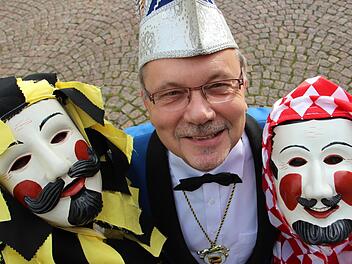 Das "Eberner Dreigestirn": Eberhard Wohl, das Schörschla und der Schellenmann gibt es in dieser Form nicht mehr.