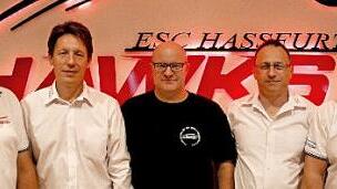 Diese fünf Männer bilden in den kommenden zwei Jahren die gleichberechtige Führungsspitze beim ESC Haßfurt (von links): Holger Endres, Martin Reichert, Frank Terhar, Jens Amarell und Andreas Kurz.