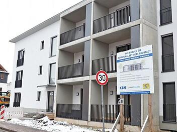 Das Wohnungsbauprojekt mit den Kommunalbetrieben der Stadt steht kurz vor der Vollendung. Foto: Rainer Lutz