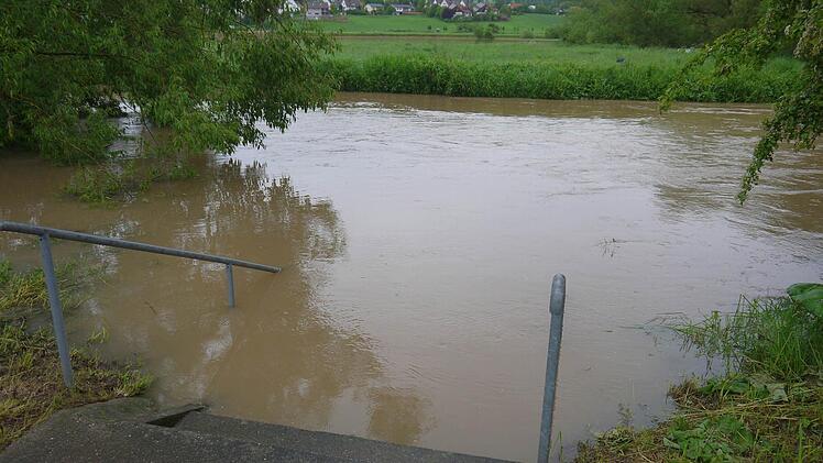 Hochwasser bei Buchenrod