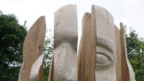 Beeindruckendes Gesicht. Foto: Marion Eckert