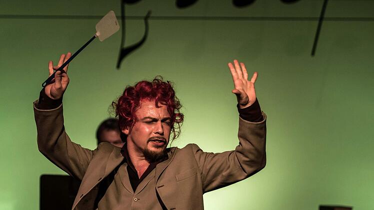 Impressionen vom Kinderkonzert "Herr Buffo und der Notendieb" im Coburger Theater in der Reithalle: Ingo Paulick.Foto: Jochen Berger