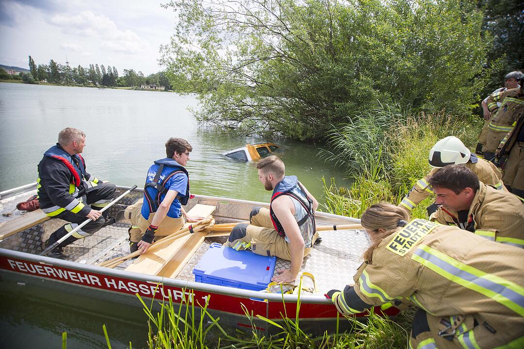 Auto aus See bei Haßfurt geborgen